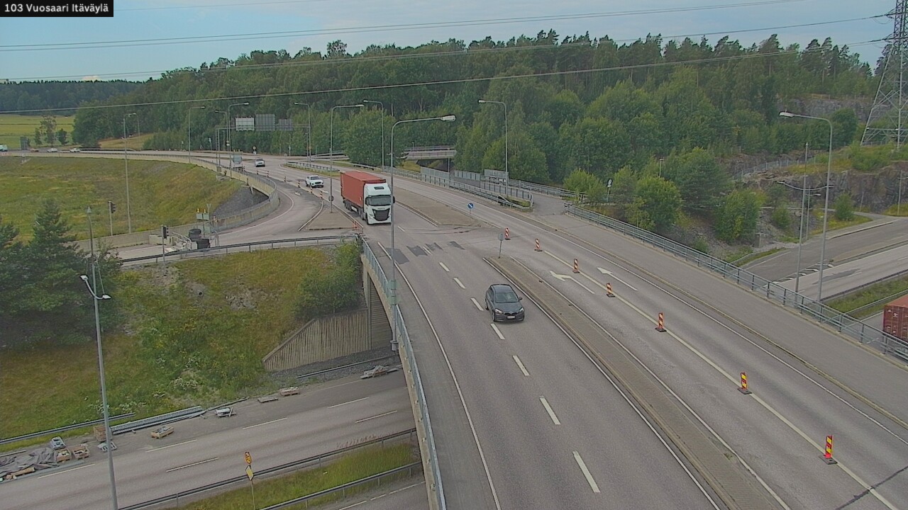Weather Camera Image Road 170 Helsinki Vuosaari, Itäväylä, Helsinki, Uusimaa