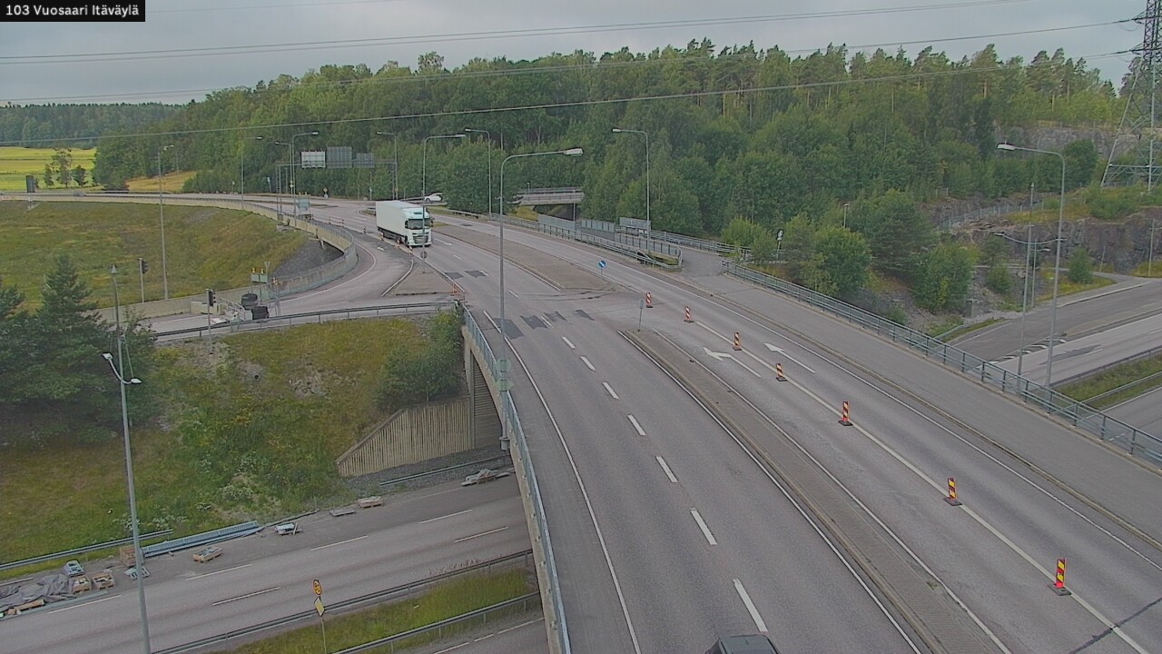 Weather Camera Image Road 170 Helsinki Vuosaari, Itäväylä, Helsinki, Uusimaa