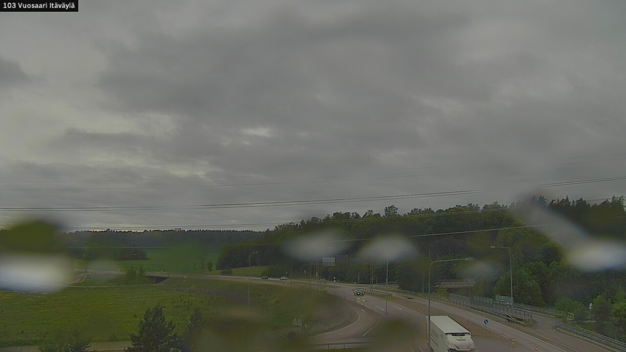 Weather Camera Image Road 170 Helsinki Vuosaari, Itäväylä, Helsinki, Uusimaa