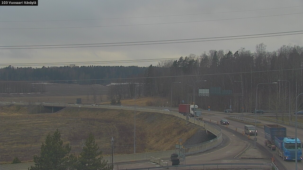 Weather Camera Image Väg 170 Helsingfors Nordsjö, Österleden, Helsinki, Uusimaa