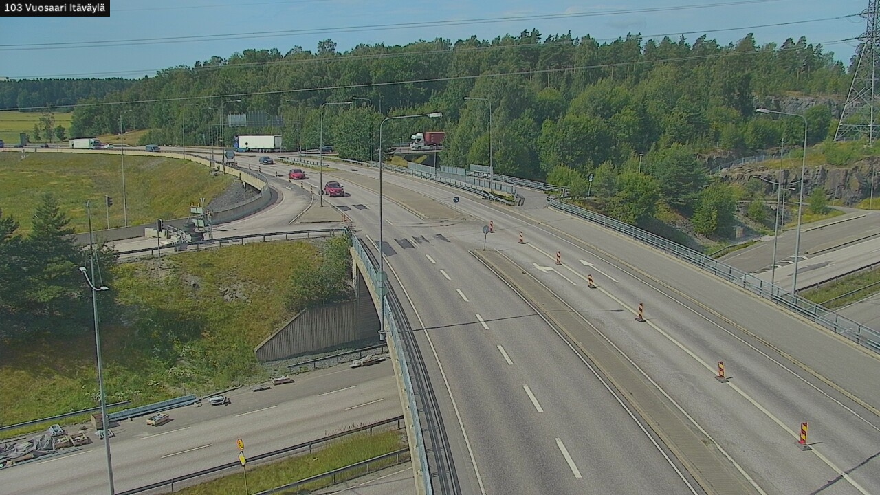 Weather Camera Image Road 170 Helsinki Vuosaari, Itäväylä, Helsinki, Uusimaa