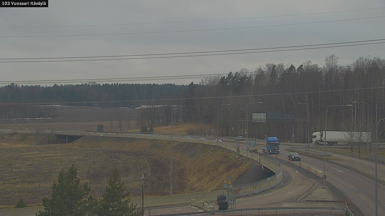 Weather Camera Image Väg 170 Helsingfors Nordsjö, Österleden, Helsinki, Uusimaa