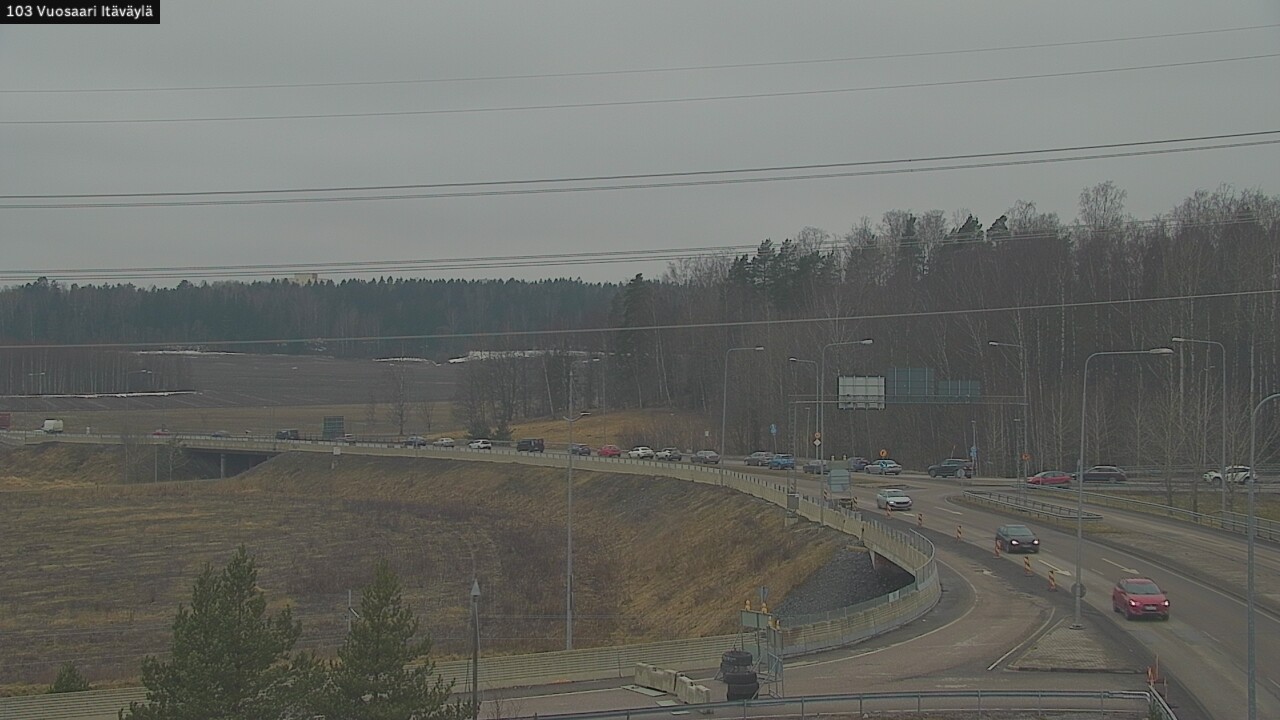 Weather Camera Image Väg 170 Helsingfors Nordsjö, Österleden, Helsinki, Uusimaa