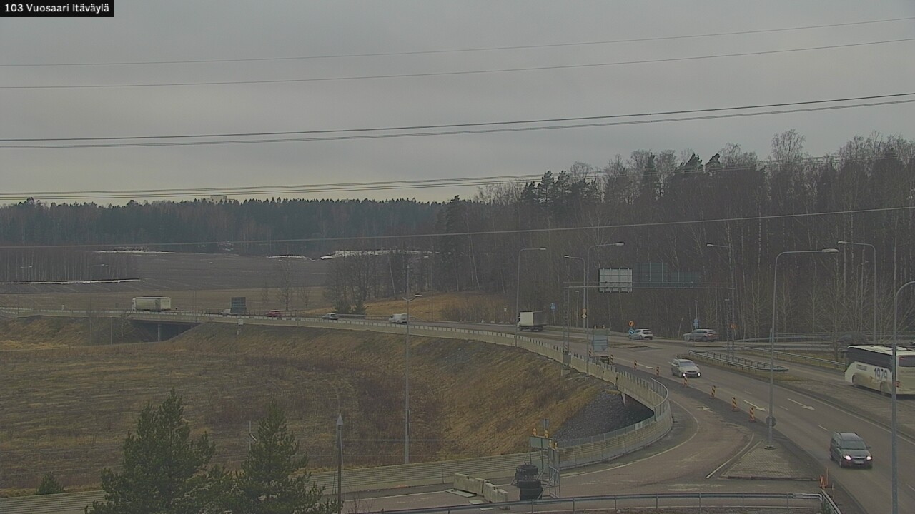 Weather Camera Image Väg 170 Helsingfors Nordsjö, Österleden, Helsinki, Uusimaa