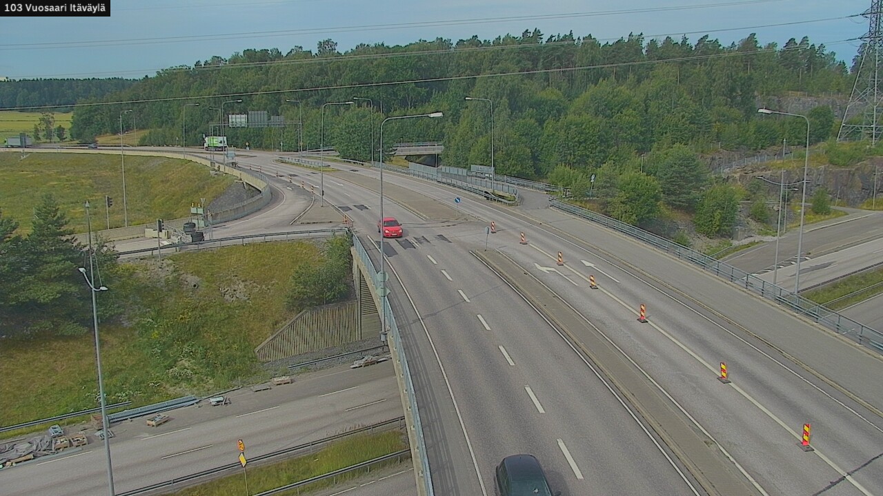 Weather Camera Image Road 170 Helsinki Vuosaari, Itäväylä, Helsinki, Uusimaa