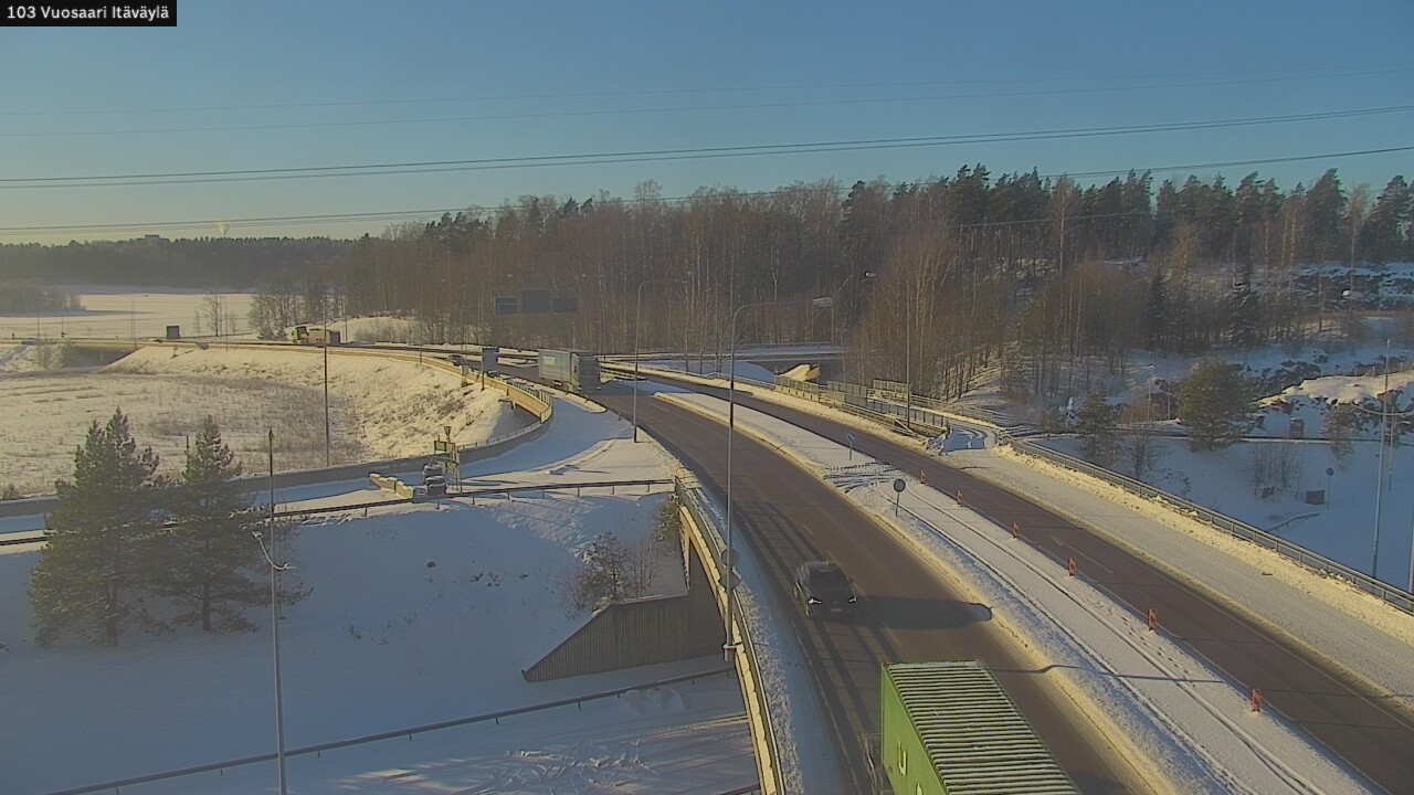 Weather Camera Image Road 170 Helsinki Vuosaari, Itäväylä, Helsinki, Uusimaa