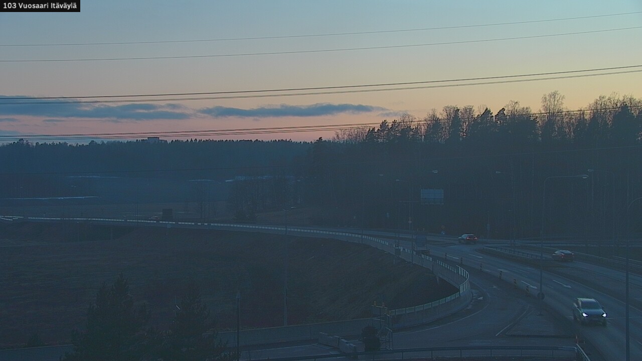 Weather Camera Image Road 170 Helsinki Vuosaari, Itäväylä, Helsinki, Uusimaa