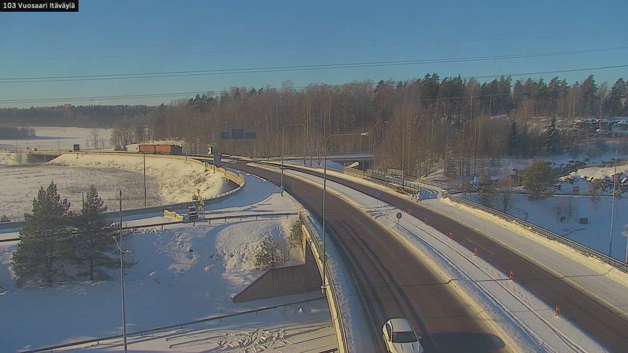 Weather Camera Image Road 170 Helsinki Vuosaari, Itäväylä, Helsinki, Uusimaa