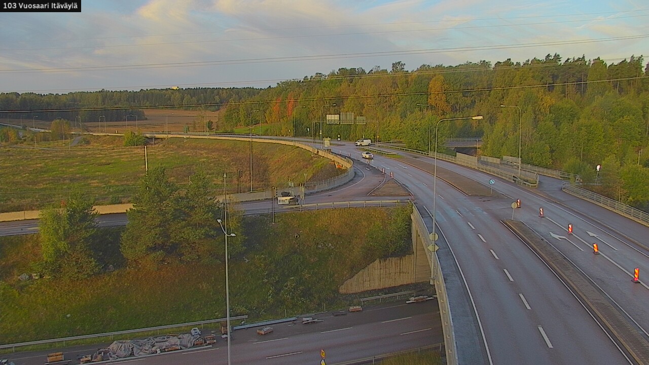 Weather Camera Image Road 170 Helsinki Vuosaari, Itäväylä, Helsinki, Uusimaa