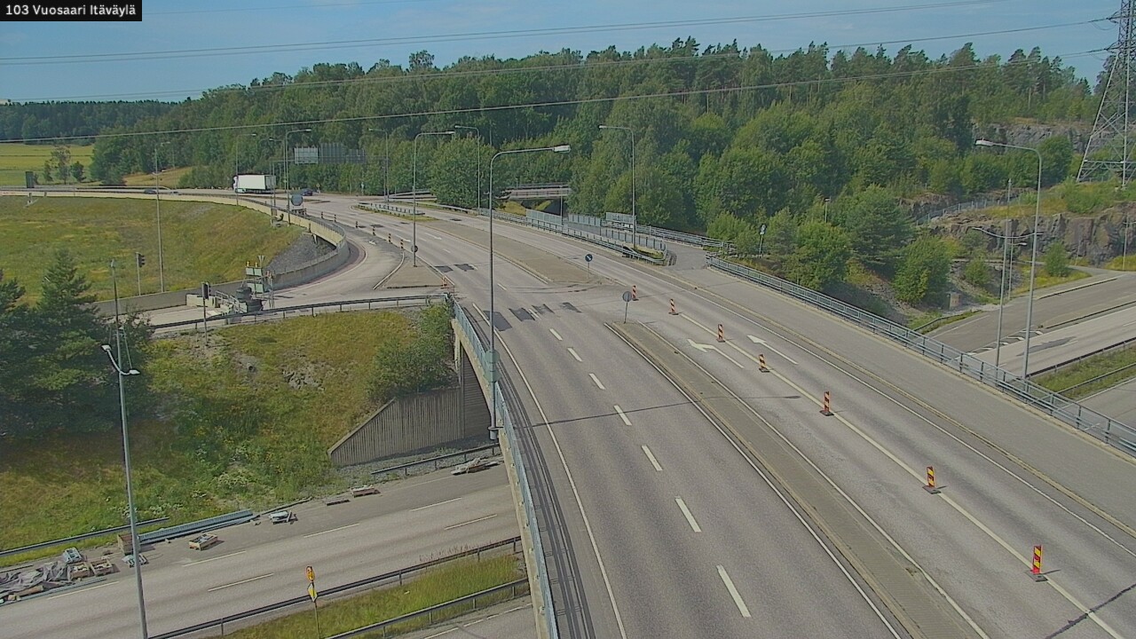 Weather Camera Image Road 170 Helsinki Vuosaari, Itäväylä, Helsinki, Uusimaa