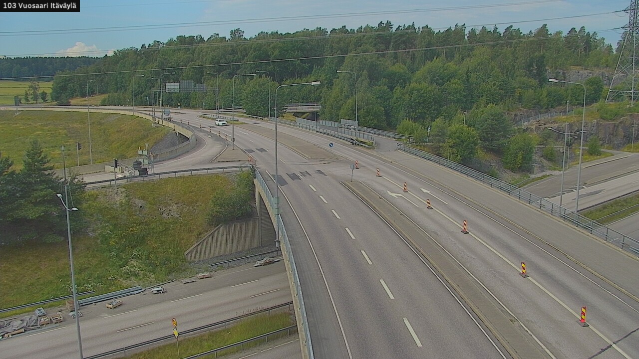 Weather Camera Image Road 170 Helsinki Vuosaari, Itäväylä, Helsinki, Uusimaa