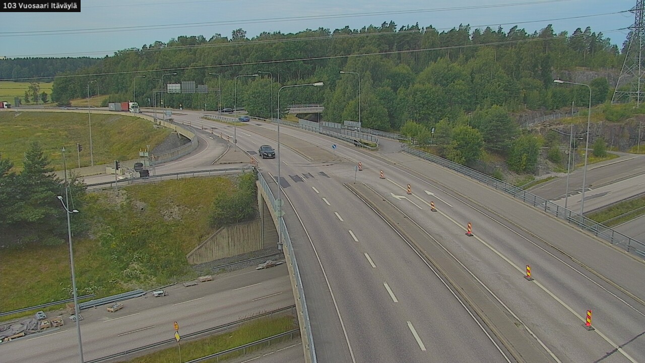 Weather Camera Image Road 170 Helsinki Vuosaari, Itäväylä, Helsinki, Uusimaa