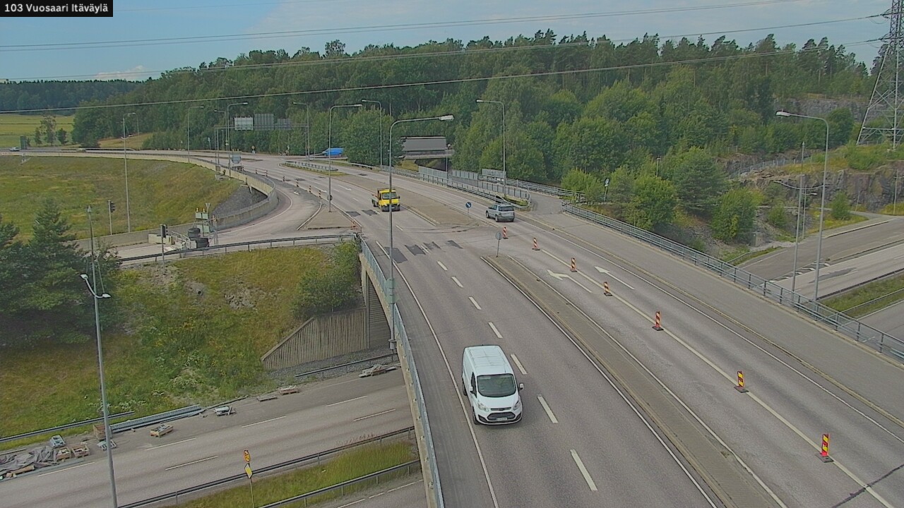 Weather Camera Image Road 170 Helsinki Vuosaari, Itäväylä, Helsinki, Uusimaa