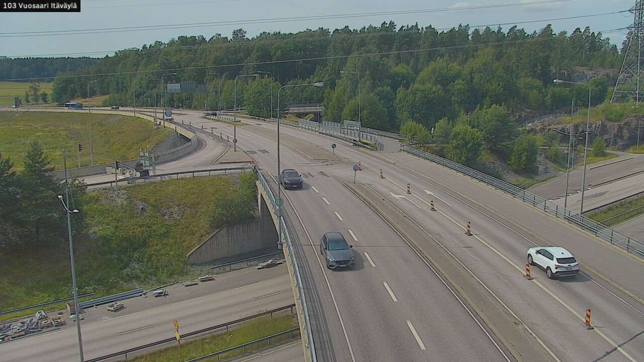 Weather Camera Image Road 170 Helsinki Vuosaari, Itäväylä, Helsinki, Uusimaa