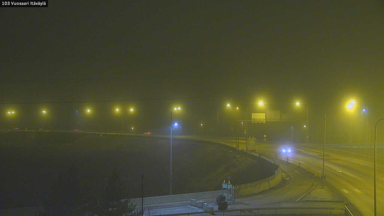 Weather Camera Image Road 170 Helsinki Vuosaari, Itäväylä, Helsinki, Uusimaa