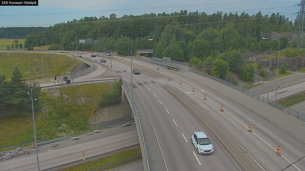 Weather Camera Image Road 170 Helsinki Vuosaari, Itäväylä, Helsinki, Uusimaa