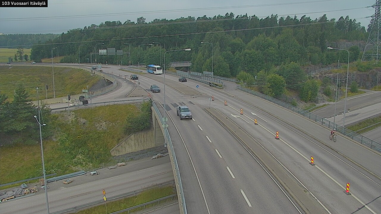 Weather Camera Image Road 170 Helsinki Vuosaari, Itäväylä, Helsinki, Uusimaa