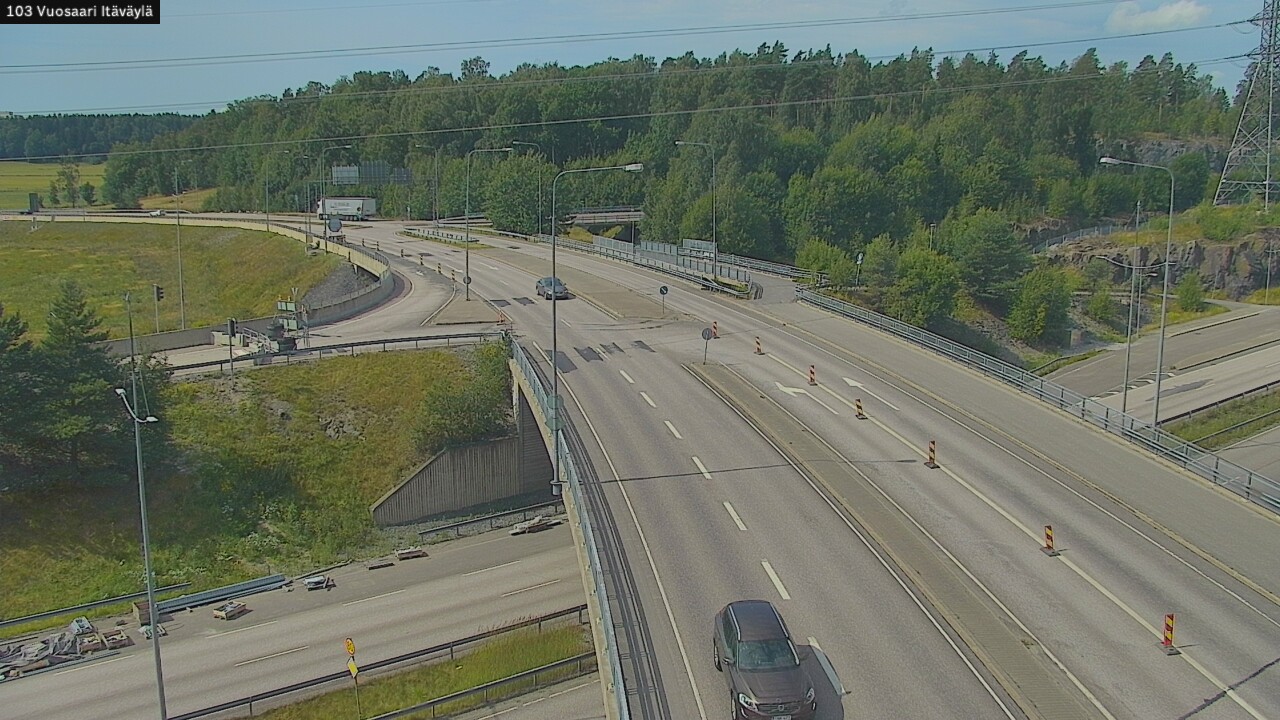 Weather Camera Image Road 170 Helsinki Vuosaari, Itäväylä, Helsinki, Uusimaa