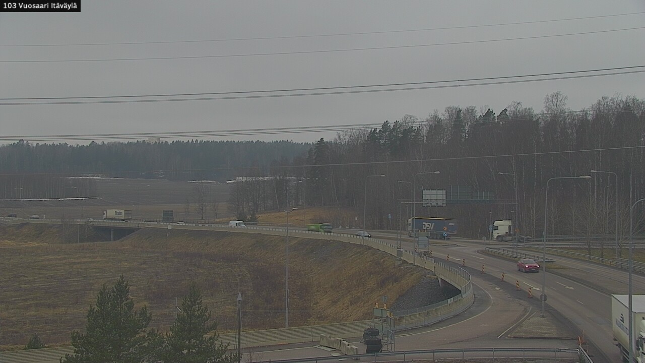 Weather Camera Image Väg 170 Helsingfors Nordsjö, Österleden, Helsinki, Uusimaa