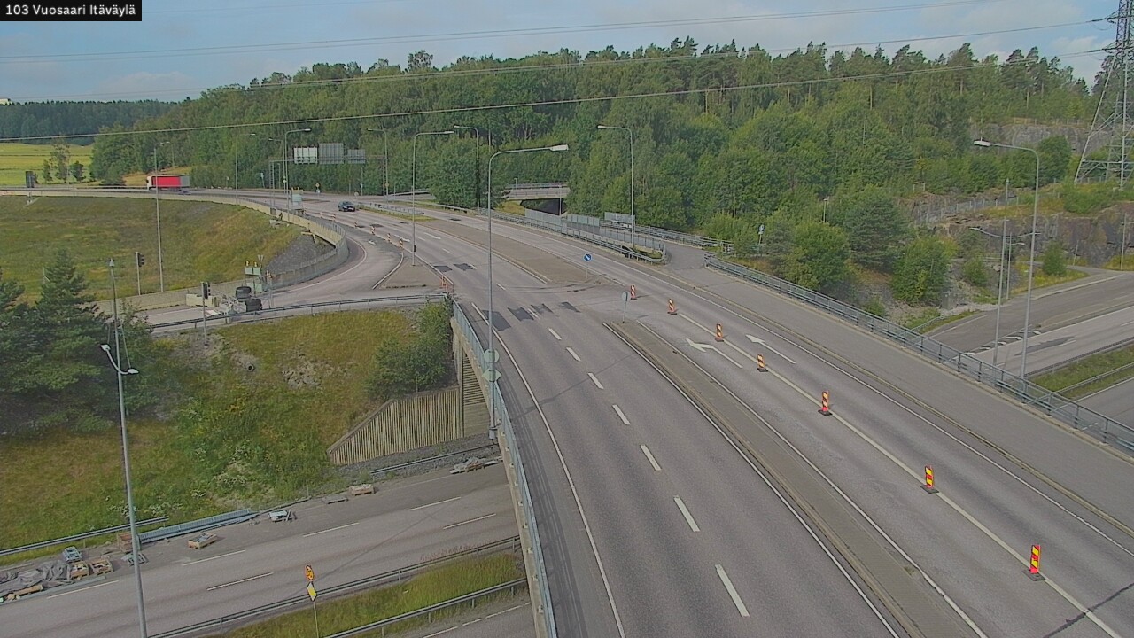 Weather Camera Image Road 170 Helsinki Vuosaari, Itäväylä, Helsinki, Uusimaa