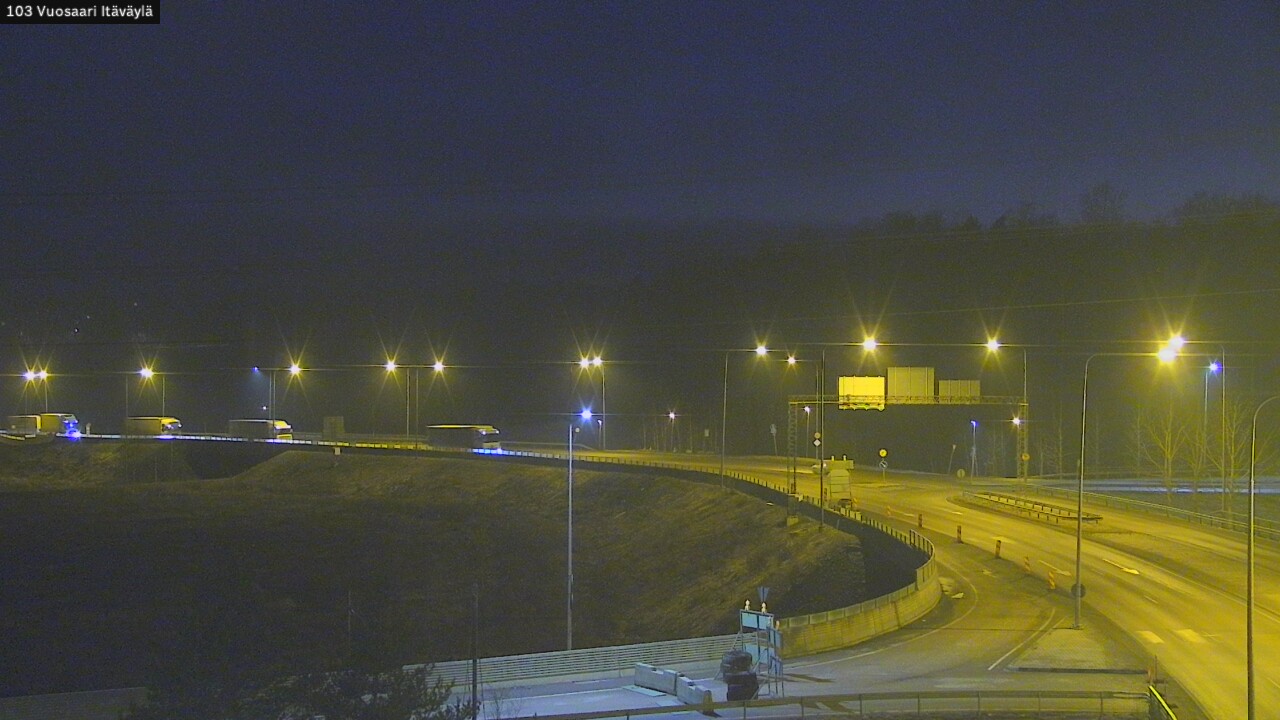 Weather Camera Image Road 170 Helsinki Vuosaari, Itäväylä, Helsinki, Uusimaa