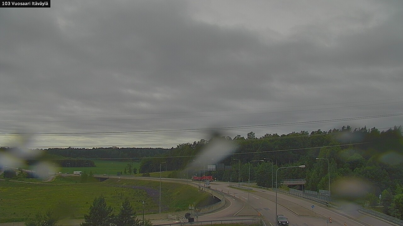 Weather Camera Image Road 170 Helsinki Vuosaari, Itäväylä, Helsinki, Uusimaa