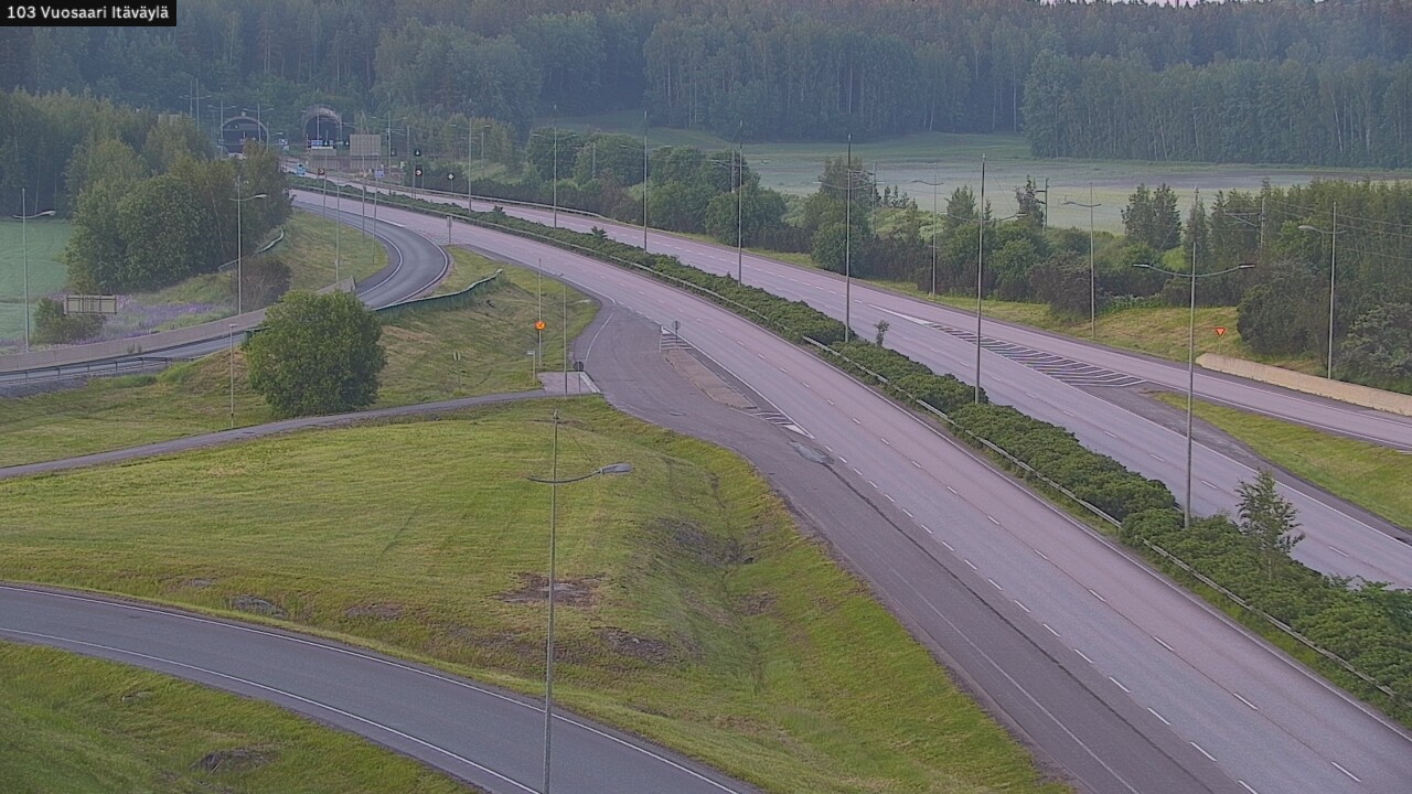 Weather Camera Image Road 170 Helsinki Vuosaari, Itäväylä, Helsinki, Uusimaa