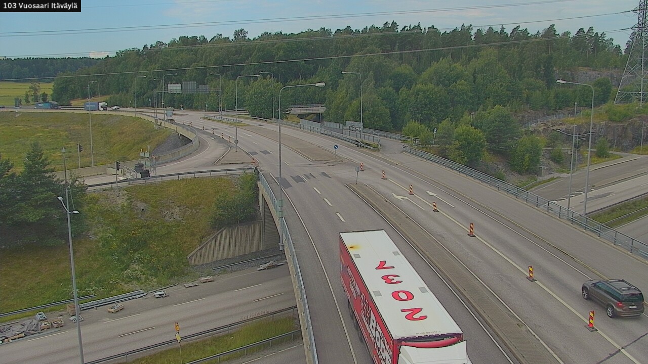 Weather Camera Image Road 170 Helsinki Vuosaari, Itäväylä, Helsinki, Uusimaa