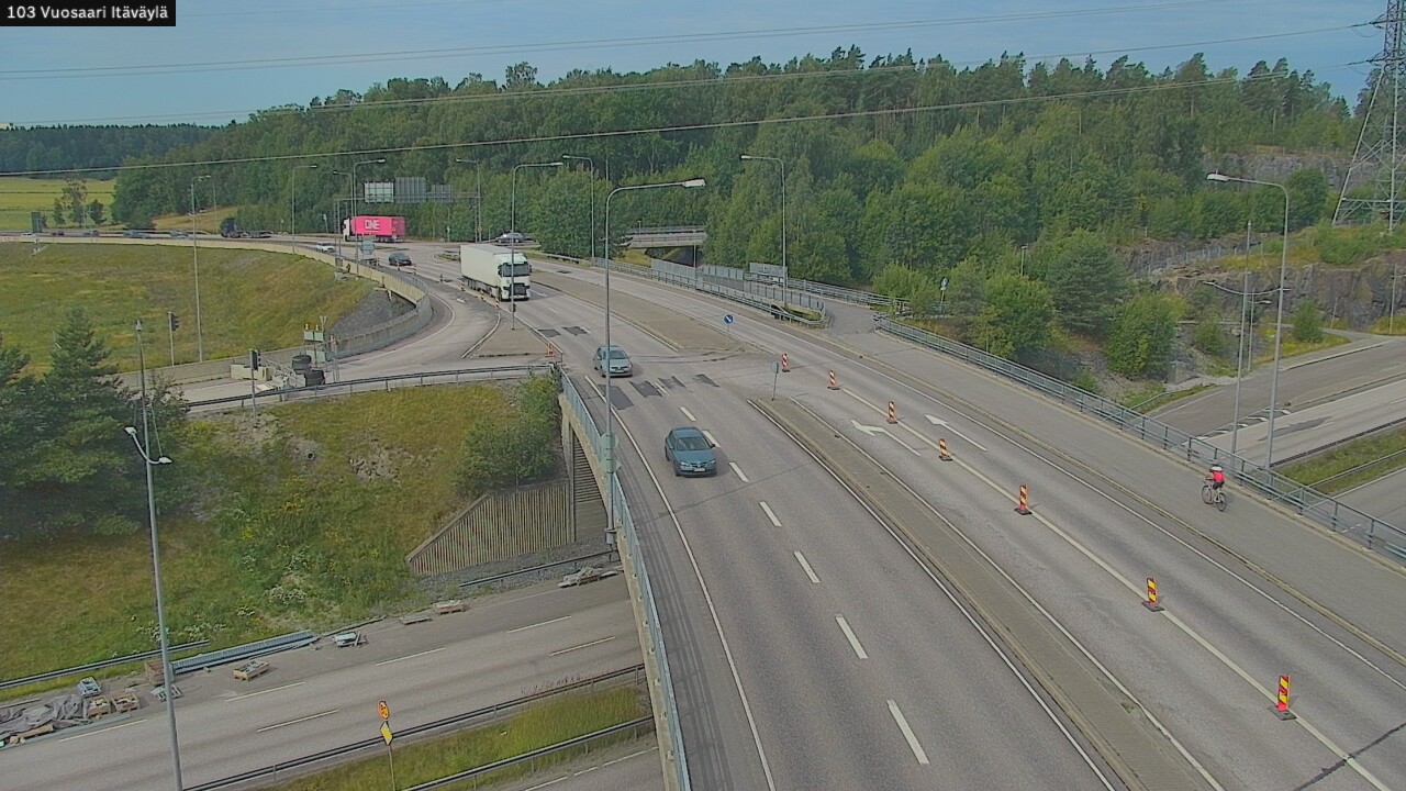 Weather Camera Image Road 170 Helsinki Vuosaari, Itäväylä, Helsinki, Uusimaa