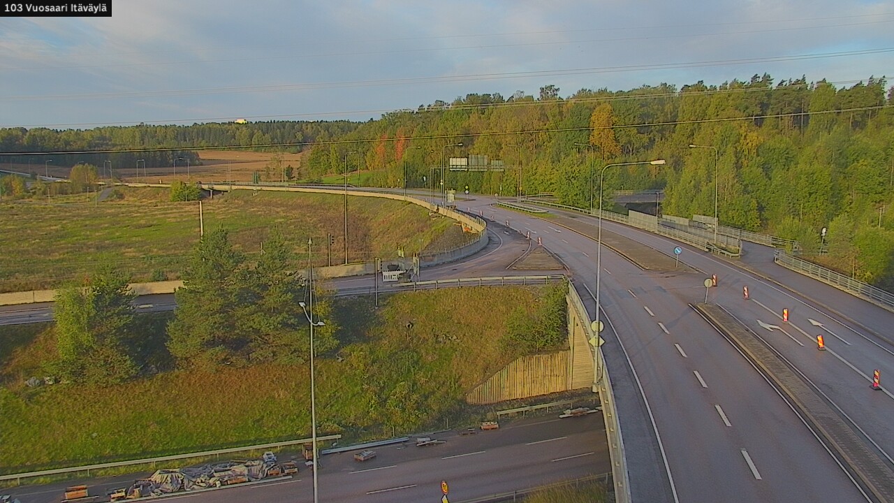 Weather Camera Image Road 170 Helsinki Vuosaari, Itäväylä, Helsinki, Uusimaa