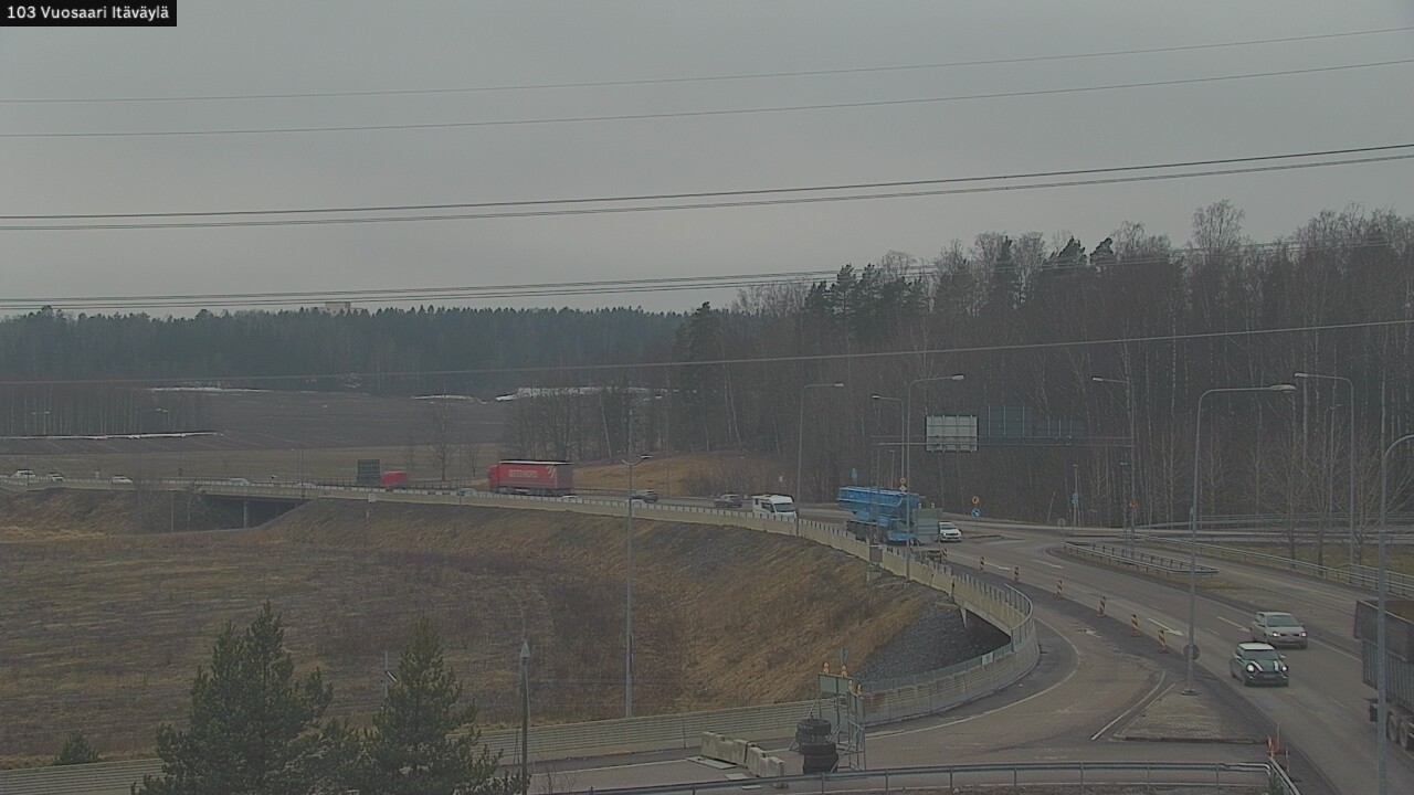 Weather Camera Image Väg 170 Helsingfors Nordsjö, Österleden, Helsinki, Uusimaa