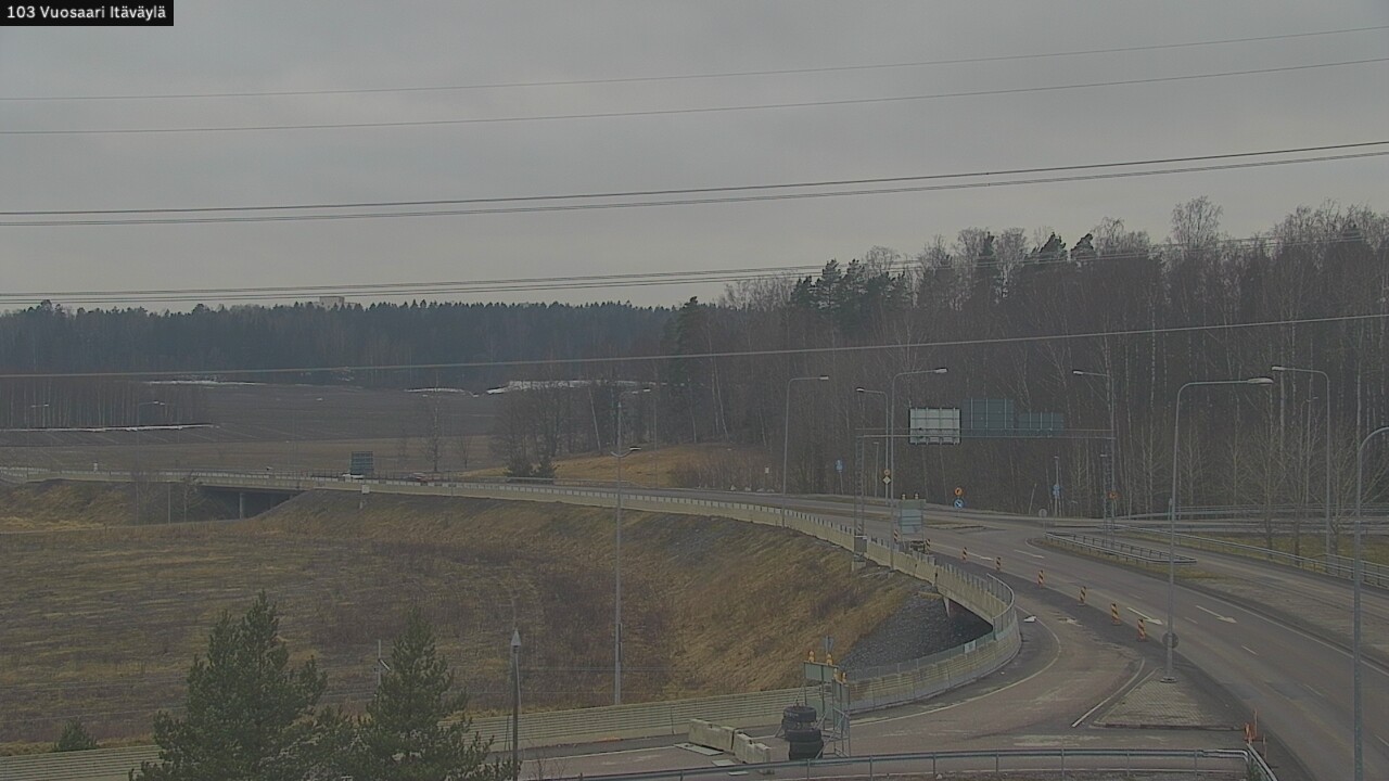 Weather Camera Image Road 170 Helsinki Vuosaari, Itäväylä, Helsinki, Uusimaa