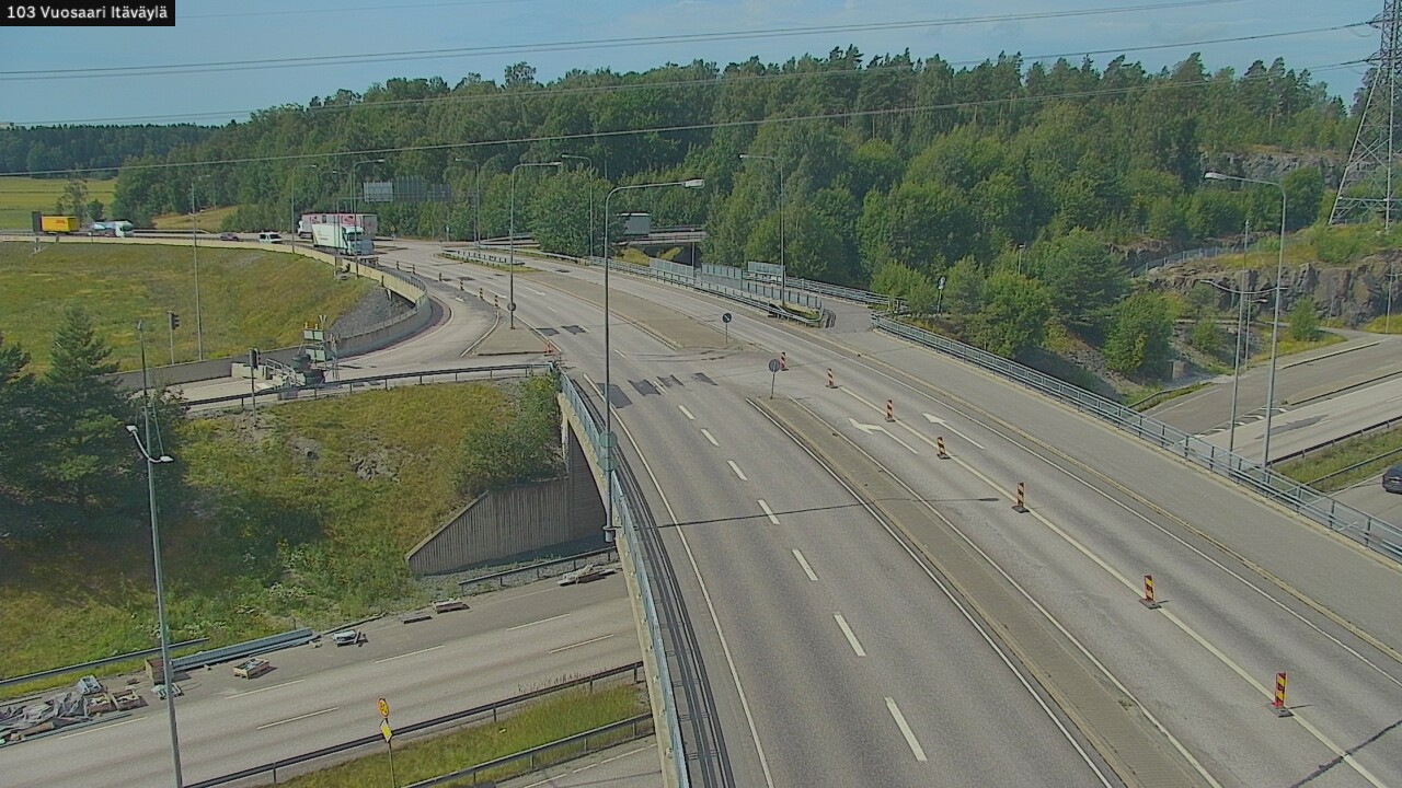 Weather Camera Image Road 170 Helsinki Vuosaari, Itäväylä, Helsinki, Uusimaa