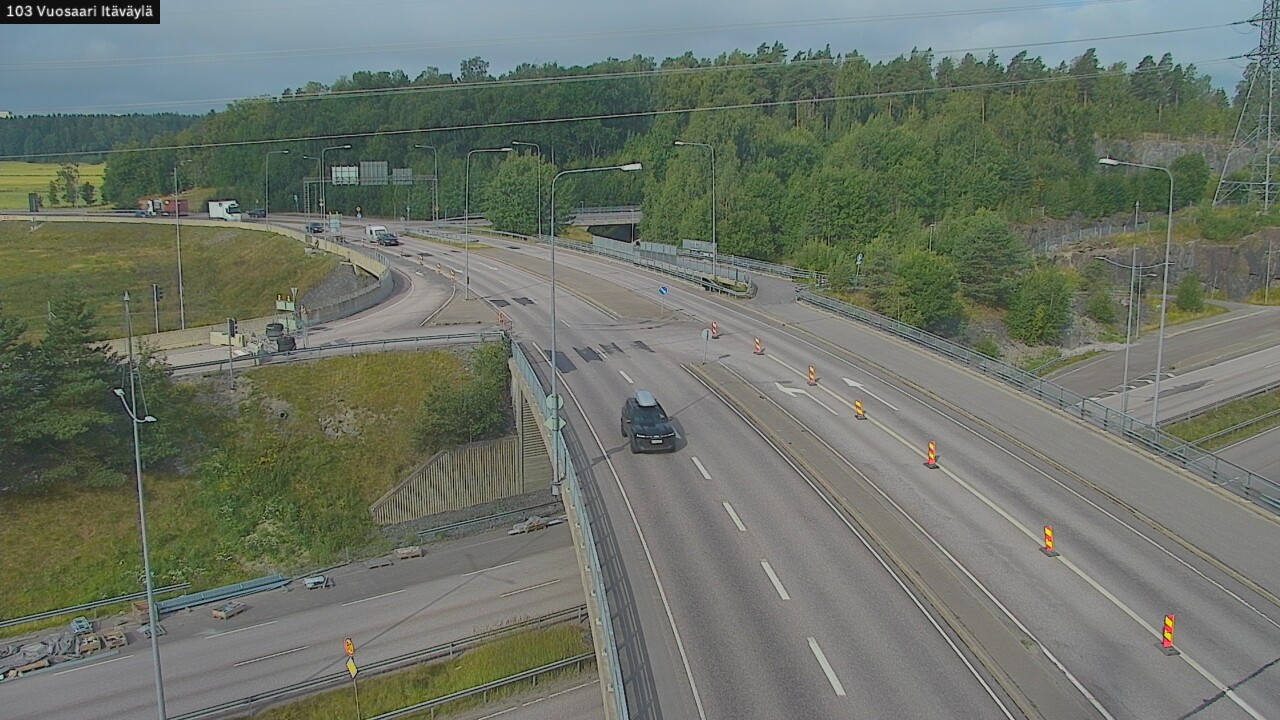 Weather Camera Image Road 170 Helsinki Vuosaari, Itäväylä, Helsinki, Uusimaa