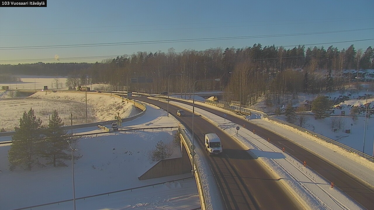 Weather Camera Image Road 170 Helsinki Vuosaari, Itäväylä, Helsinki, Uusimaa