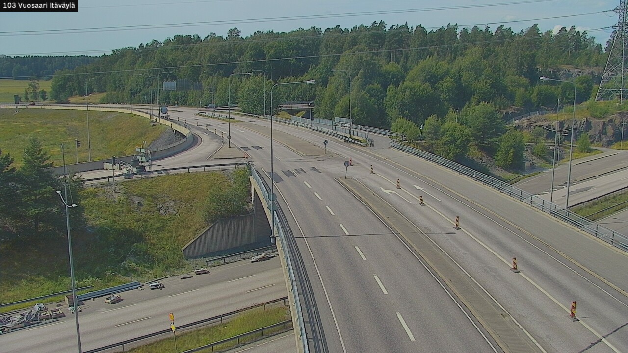 Weather Camera Image Road 170 Helsinki Vuosaari, Itäväylä, Helsinki, Uusimaa