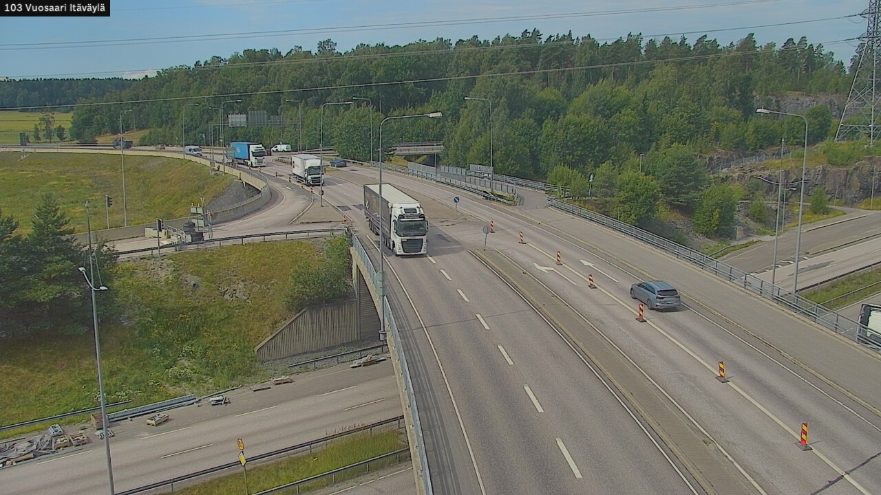 Weather Camera Image Road 170 Helsinki Vuosaari, Itäväylä, Helsinki, Uusimaa