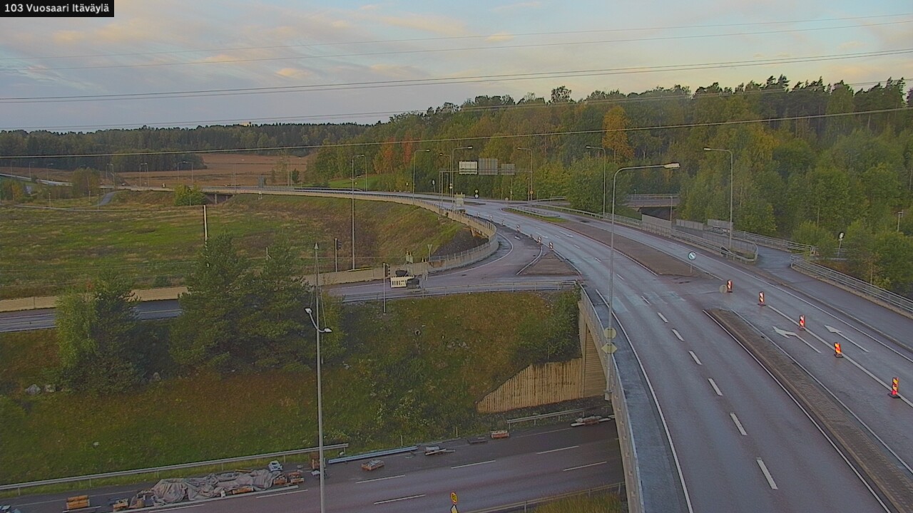 Weather Camera Image Road 170 Helsinki Vuosaari, Itäväylä, Helsinki, Uusimaa