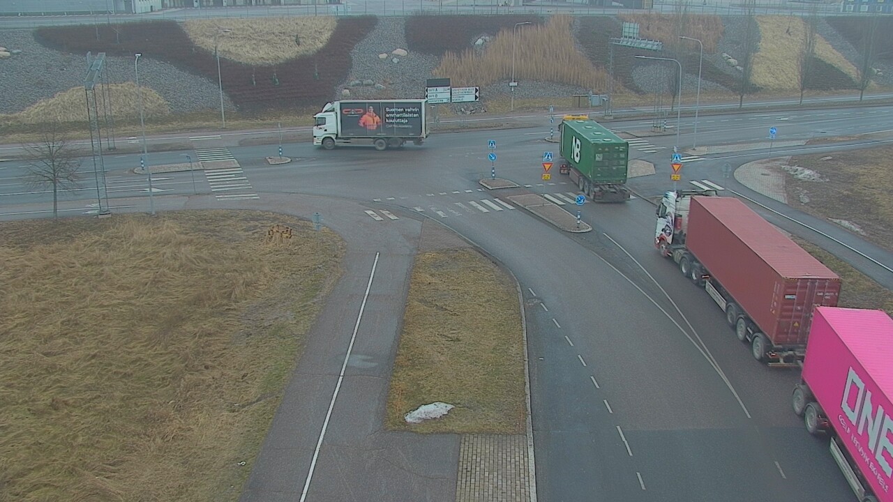 Weather Camera Image Road 103 Vuosaari harbor tunne, Helsinki, Uusimaa