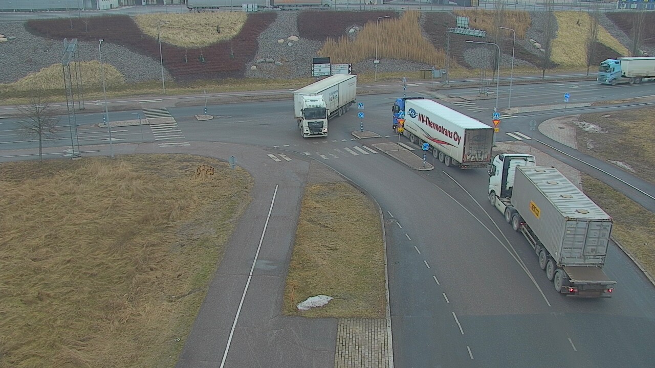 Weather Camera Image Road 103 Vuosaari harbor tunne, Helsinki, Uusimaa