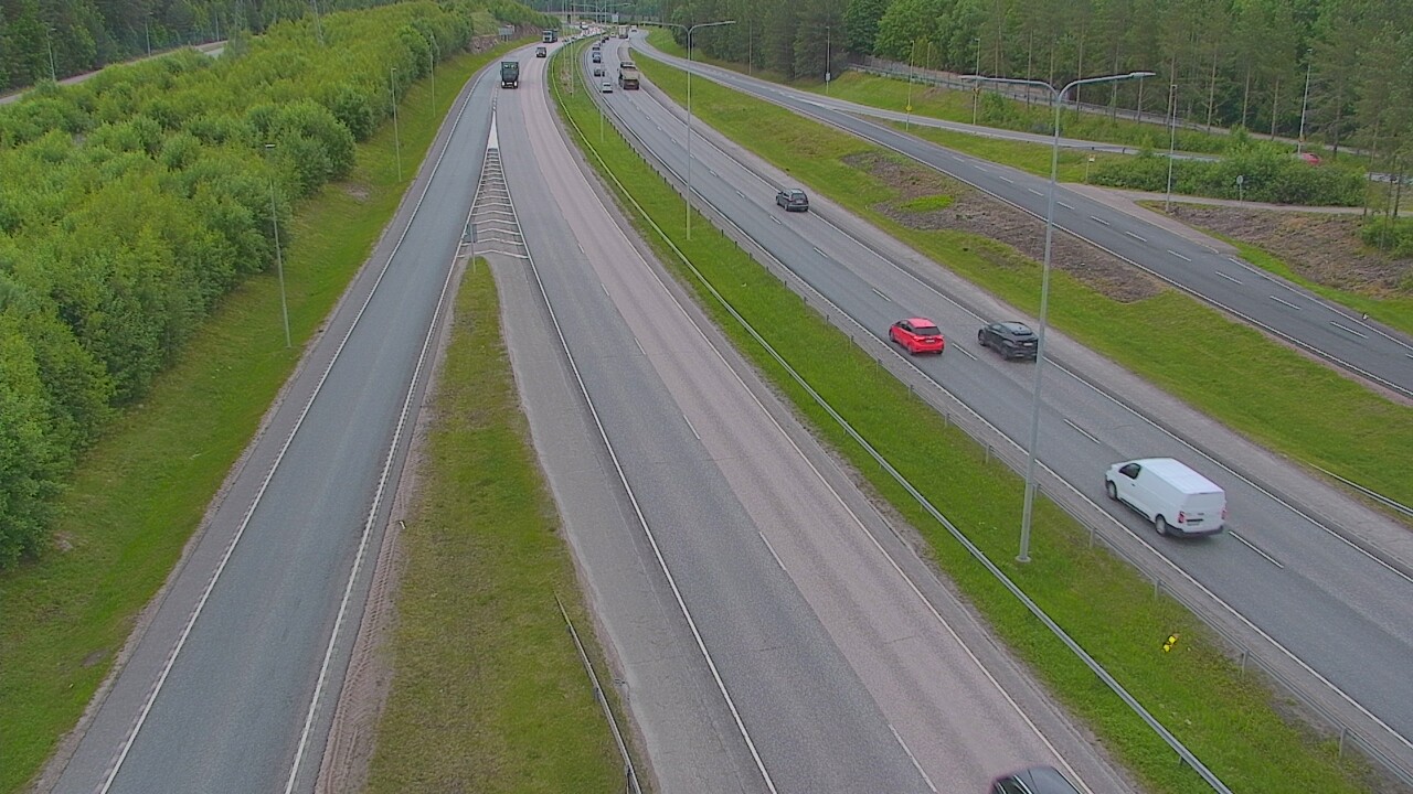Weather Camera Image Väg 50 Esbo Träskända, Espoo, Uusimaa