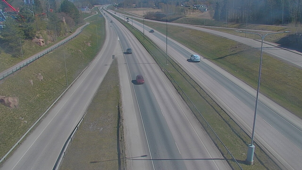 Weather Camera Image Väg 50 Esbo, Koskelonsilta, Espoo, Uusimaa