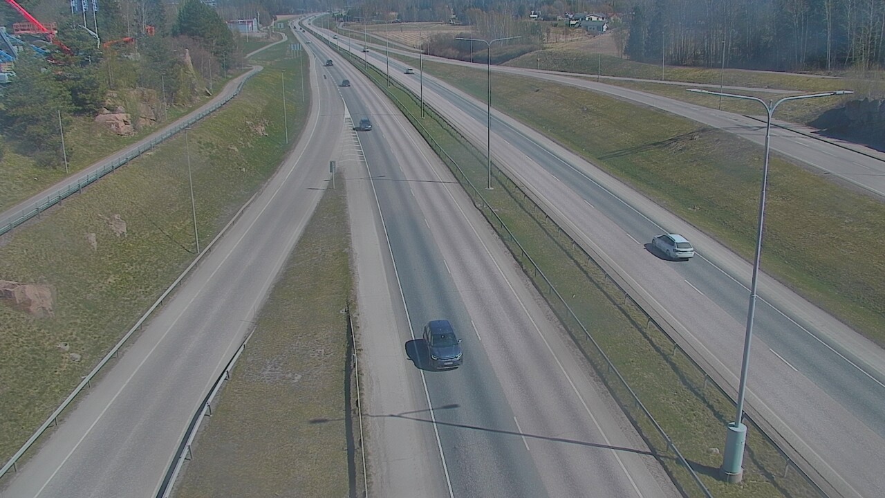 Weather Camera Image Väg 50 Esbo, Koskelonsilta, Espoo, Uusimaa