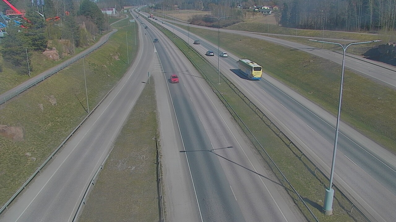 Weather Camera Image Väg 50 Esbo, Koskelonsilta, Espoo, Uusimaa