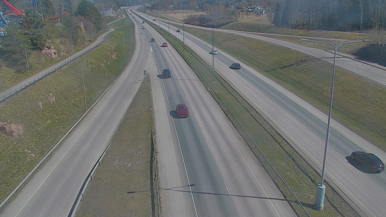 Weather Camera Image Väg 50 Esbo, Koskelonsilta, Espoo, Uusimaa