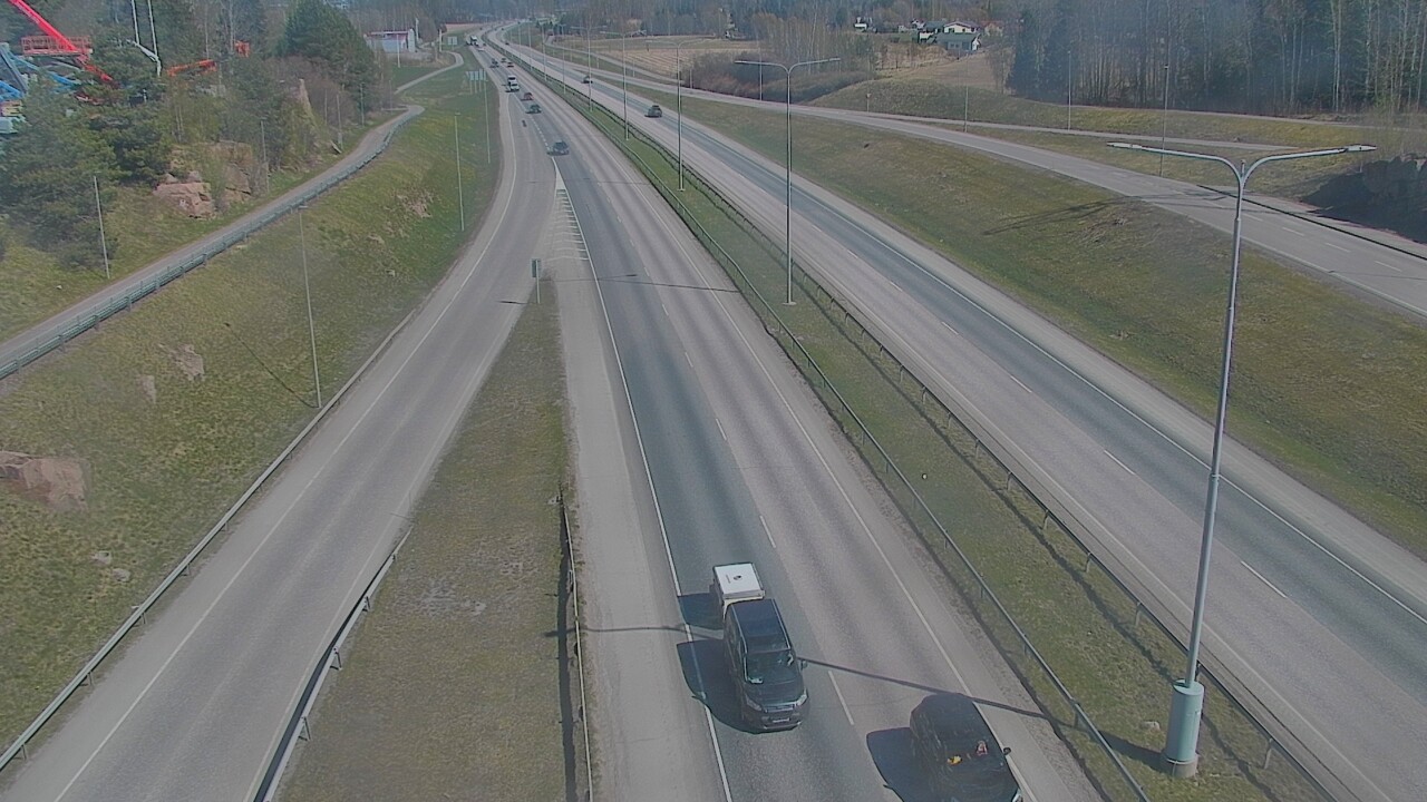 Weather Camera Image Väg 50 Esbo, Koskelonsilta, Espoo, Uusimaa