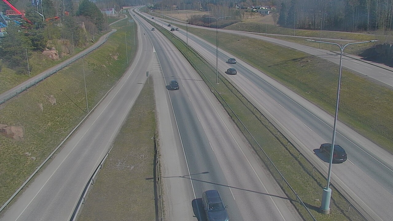 Weather Camera Image Väg 50 Esbo, Koskelonsilta, Espoo, Uusimaa