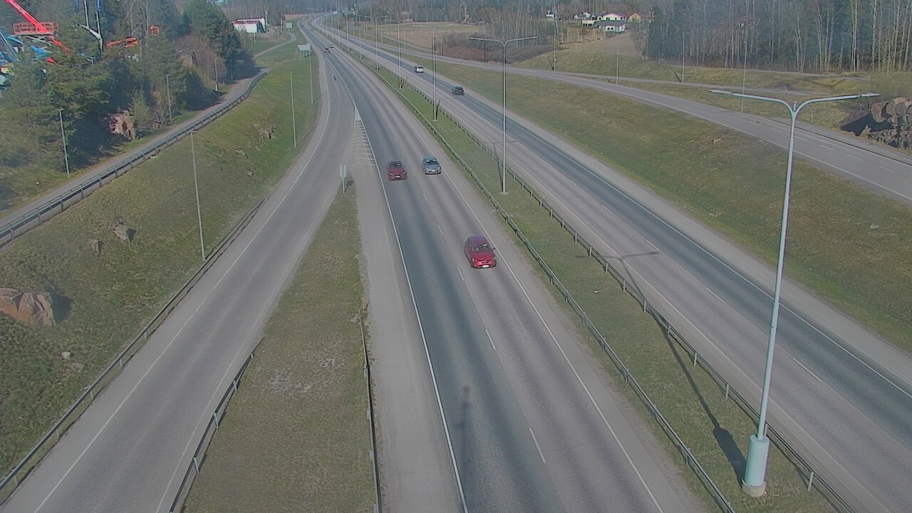 Weather Camera Image Väg 50 Esbo, Koskelonsilta, Espoo, Uusimaa