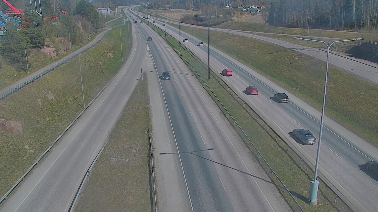 Weather Camera Image Väg 50 Esbo, Koskelonsilta, Espoo, Uusimaa