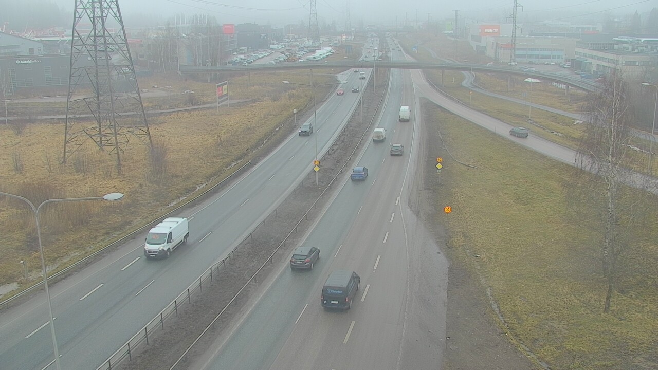 Weather Camera Image Väg 50 Vanda Vichtisvägen, Vantaa, Uusimaa